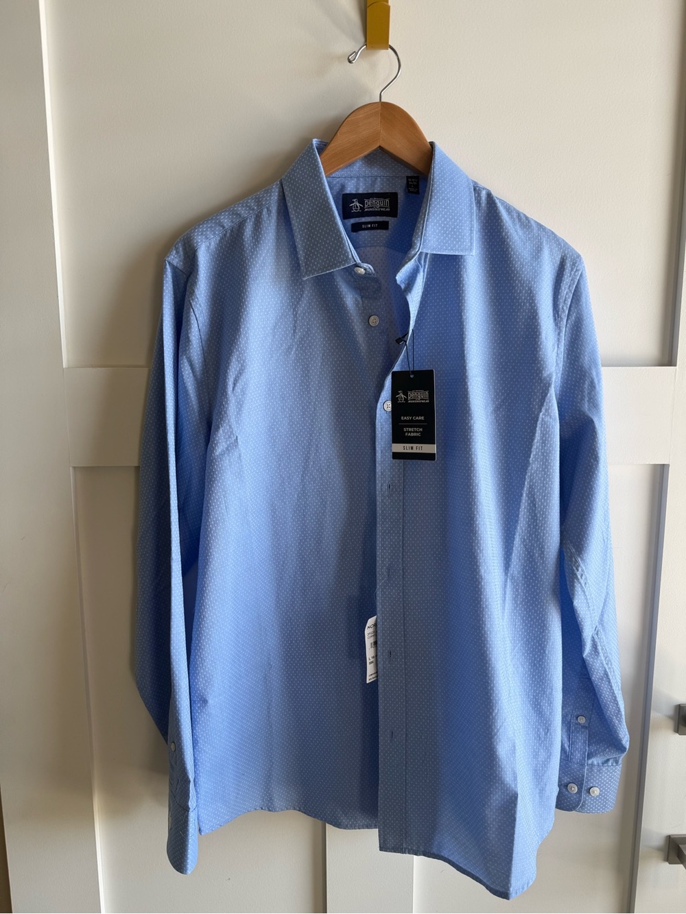 Penguin Blue Microdot Dress Shirt - Men